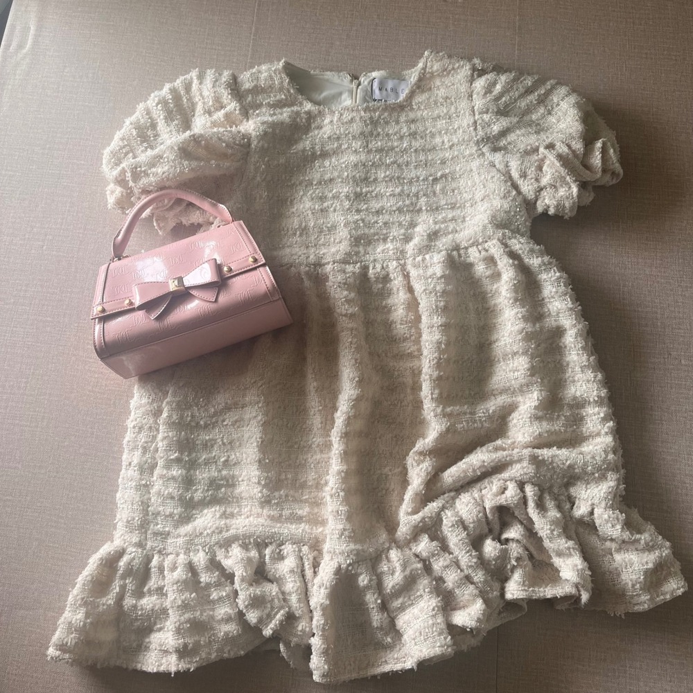 Juicy Couture Blush Pink Bow Mini Satchel Crossbody Bag Y2K Coquette Glam